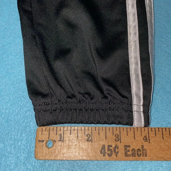 ADIDAS tricot joggers pull on elastic waistband 2 side slip pockets NEW size 8 - Picture 11 of 12